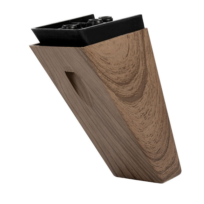 Q&Q Pata Plástico Naty 85x44 H120 Acabado Natural para Sofá y Muebles