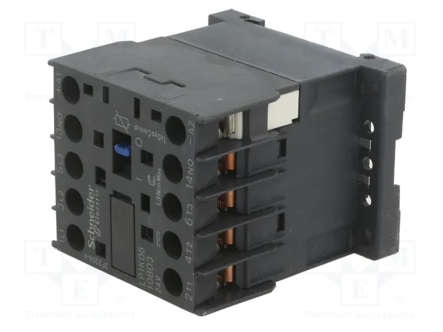 Schneider Electric LP1K0610BD3 Contactor 3-polar 24VDC 6A Schneider Electric LP1K0610BD3 Contactor 3-polar 24VDC 6A