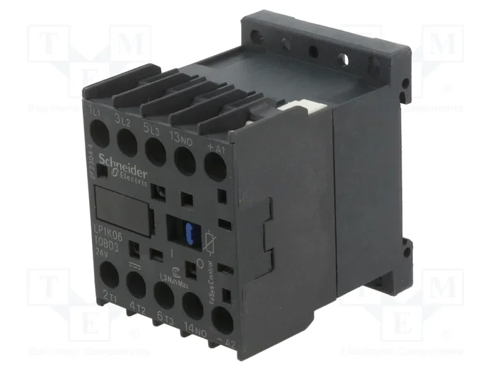 Schneider Electric LP1K0610BD3 Contactor 3-polar 24VDC 6A Schneider Electric LP1K0610BD3 Contactor 3-polar 24VDC 6A
