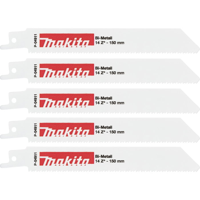Makita P-04911 Hoja de Sierra Recíproca BIM 150/14Z Makita P-04911 Hoja de Sierra Recíproca BIM 150/14Z