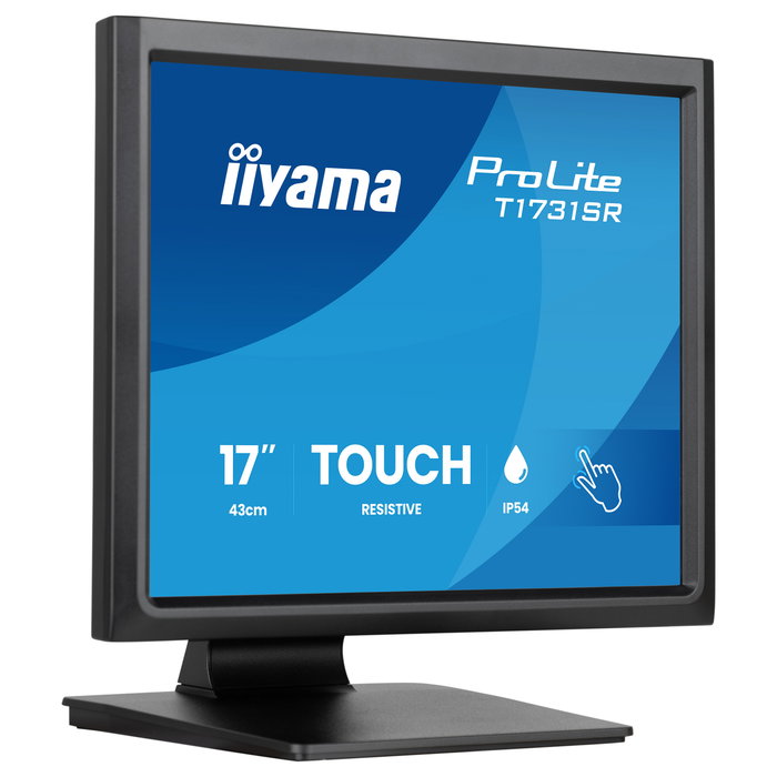iiyama ProLite T1731SR-B2S Monitor 43,2 cm (17") 1280x1024 5:4 TN 5ms 75Hz HDMI DisplayPort VGA Touch Negro