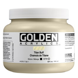 Golden Colores Acrílicos Heavy Body Crudo Titánico 946 ml