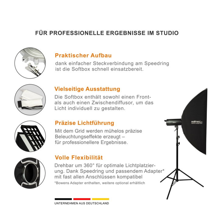 Walimex pro Softbox Essential Striplight 30x120 Walimex pro Softbox Essential Striplight 30x120
