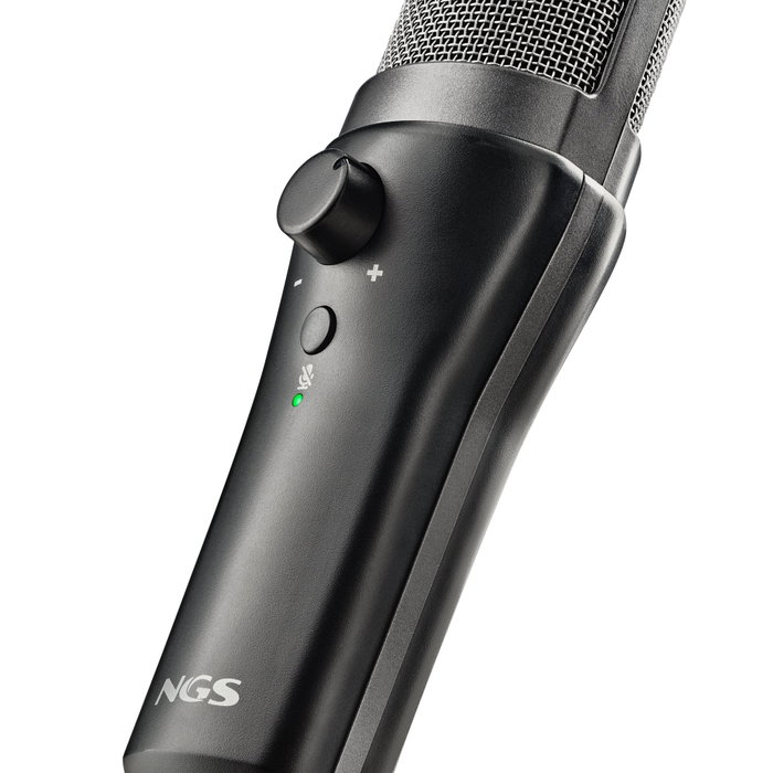 NGS Micrófono MS120USB USB Negro NGS Micrófono MS120USB USB Negro