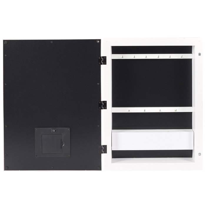 Cosmetic Club Espejo Joyero Armario con LED para Cosméticos y Joyas 30x9.3x40.2 cm Cosmetic Club Espejo Joyero Armario con LED para Cosméticos y Joyas 30x9.3x40.2 cm