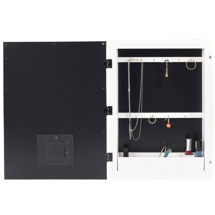 Cosmetic Club Espejo Joyero Armario con LED para Cosméticos y Joyas 30x9.3x40.2 cm Cosmetic Club Espejo Joyero Armario con LED para Cosméticos y Joyas 30x9.3x40.2 cm