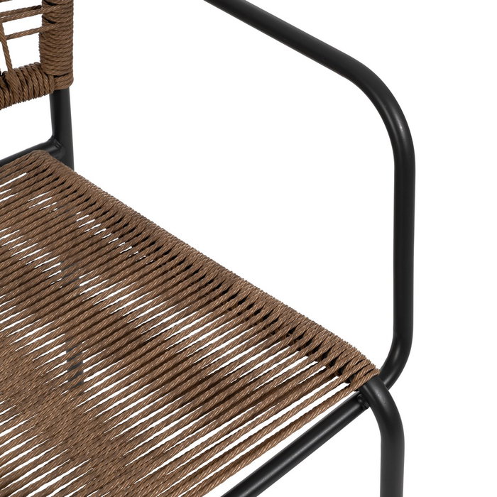 Silla Apilable Acero Exterior 53 X 63 X 78 cm (Set de 2) Silla Apilable Acero Exterior 53 X 63 X 78 cm (Set de 2)