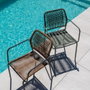 Silla Apilable Acero Exterior 53 X 63 X 78 cm (Set de 2)