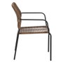 Silla Apilable Acero Exterior 53 X 63 X 78 cm (Set de 2)