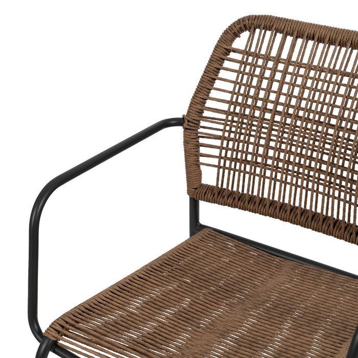 Silla Apilable Acero Exterior 53 X 63 X 78 cm (Set de 2) Silla Apilable Acero Exterior 53 X 63 X 78 cm (Set de 2)