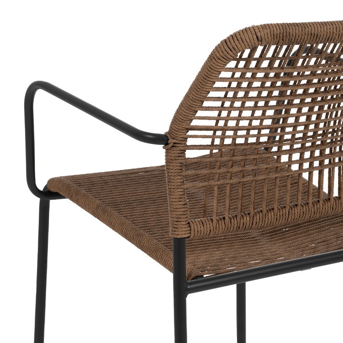 Silla Apilable Acero Exterior 53 X 63 X 78 cm (Set de 2) Silla Apilable Acero Exterior 53 X 63 X 78 cm (Set de 2)