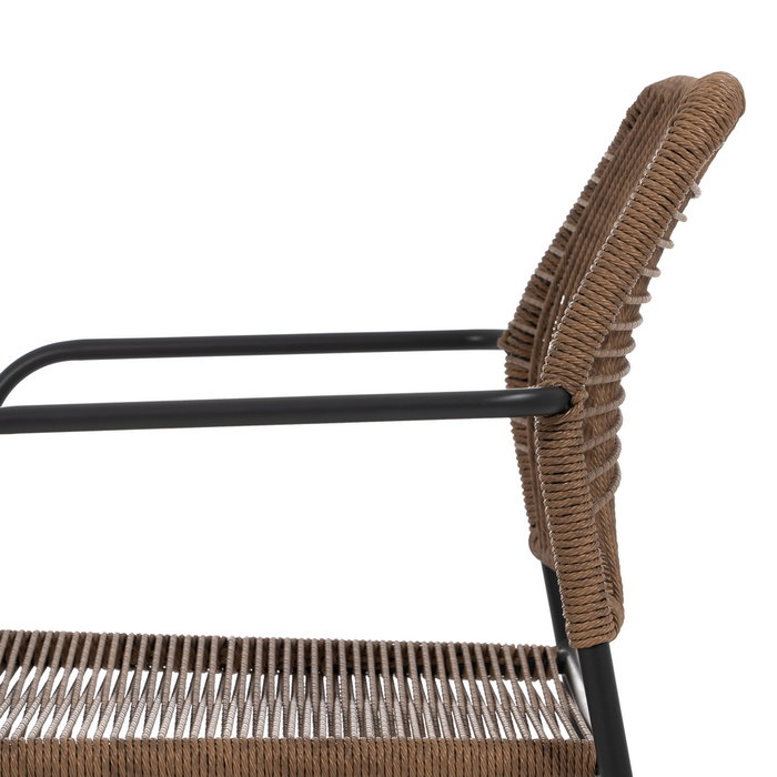 Silla Apilable Acero Exterior 53 X 63 X 78 cm (Set de 2) Silla Apilable Acero Exterior 53 X 63 X 78 cm (Set de 2)