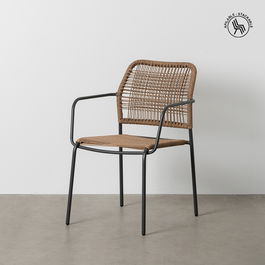 Silla Apilable Acero Exterior 53 X 63 X 78 cm