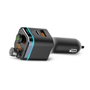 SAVIO Transmisor FM con Carga Rápida Quick Charge 3.0 Negro