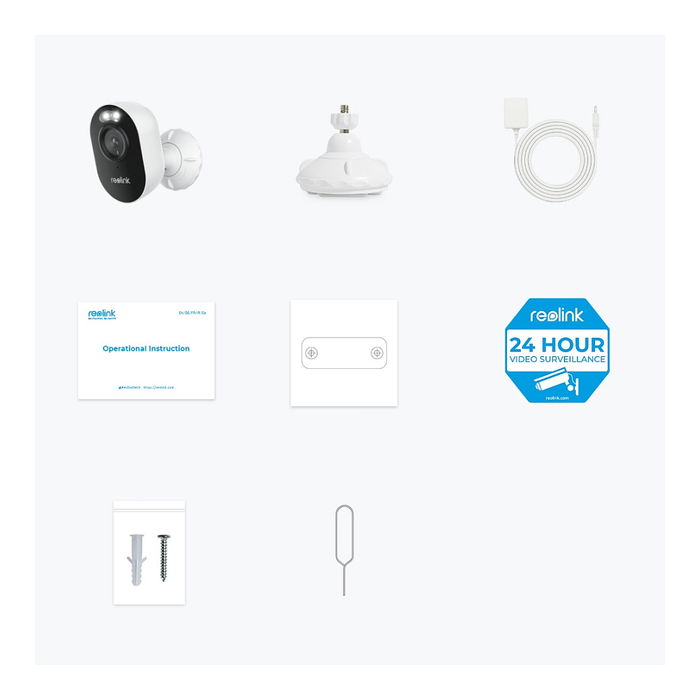 Reolink WCLMC2KP01 Cámara de seguridad IP exterior, Inalámbrico y Alámbrico, 4MP, 1080p, Google Assistant Reolink WCLMC2KP01 Cámara de seguridad IP exterior, Inalámbrico y Alámbrico, 4MP, 1080p, Google Assistant