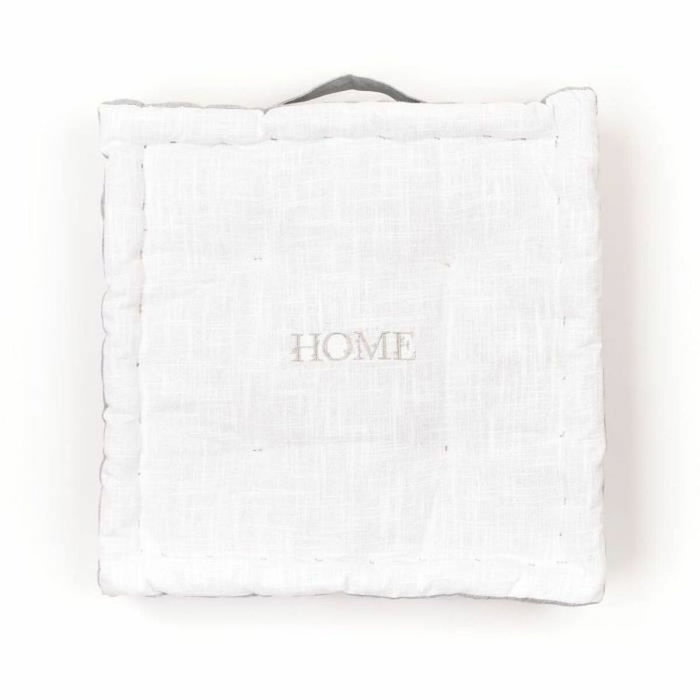 Today Cojín de suelo HOY Charme Slub Chambray Bordado Capucine 40x40x10 cm Today Cojín de suelo HOY Charme Slub Chambray Bordado Capucine 40x40x10 cm