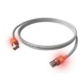 EasyLan DualBoot Patchkabel RJ45 S/FTP Cat.6A 0,5 m (saCon 442621) Gris - Cable de red apantallado