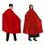 Atosa Capa Larga Roja de 130 cm Unisex para Disfraz de Diablo o Vampiro