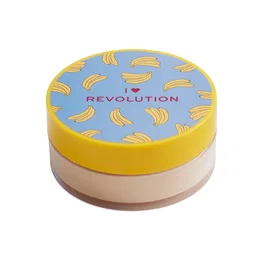 Makeup Revolution I Heart Revolution Polvo fijador suelto Plátano 22 g