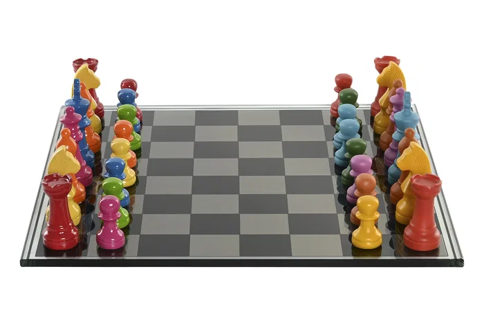 DKD Home Decor Juego de Mesa Ajedrez de Resina y Cristal 60x60 cm Multicolor DKD Home Decor Juego de Mesa Ajedrez de Resina y Cristal 60x60 cm Multicolor