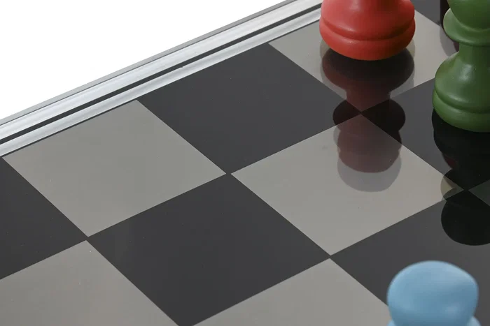 DKD Home Decor Juego de Mesa Ajedrez de Resina y Cristal 60x60 cm Multicolor DKD Home Decor Juego de Mesa Ajedrez de Resina y Cristal 60x60 cm Multicolor