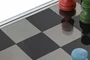 DKD Home Decor Juego de Mesa Ajedrez de Resina y Cristal 60x60 cm Multicolor