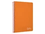Liderpapel Cuaderno Espiral Witty A4 Tapa Dura Naranja 80 Hojas 90g