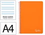 Liderpapel Cuaderno Espiral Witty A4 Tapa Dura Naranja 80 Hojas 90g