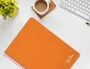 Liderpapel Cuaderno Espiral Witty A4 Tapa Dura Naranja 80 Hojas 90g