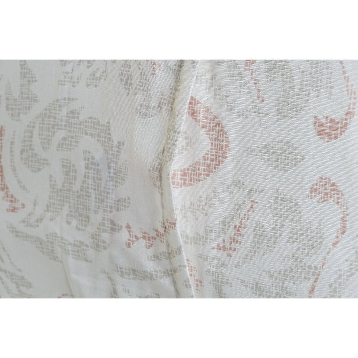 DKD Home Decor Cojín de Poliéster Blanco con Diseño Floral Bordado