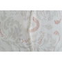 DKD Home Decor Cojín de Poliéster Blanco con Diseño Floral Bordado