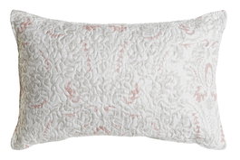 DKD Home Decor Cojin Romantico Blanco Poliester 10 x 40 x 60 cm