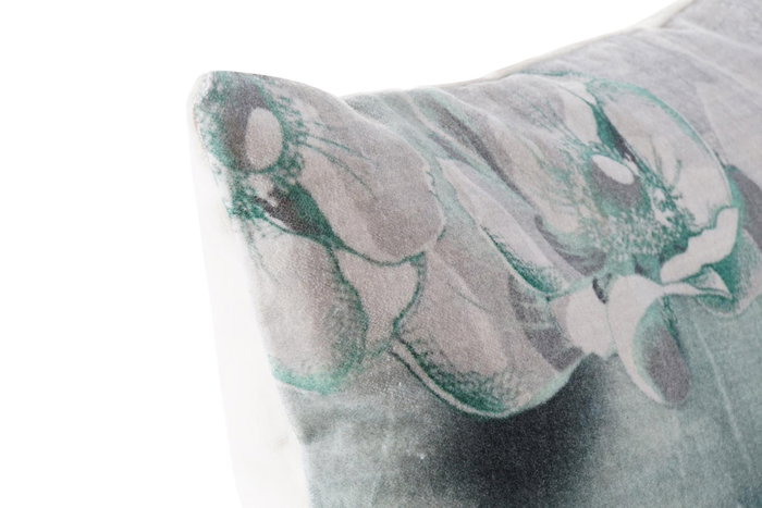 DKD Home Decor Cojín de Flores Terciopelo 45x10x45 cm DKD Home Decor Cojín de Flores Terciopelo 45x10x45 cm