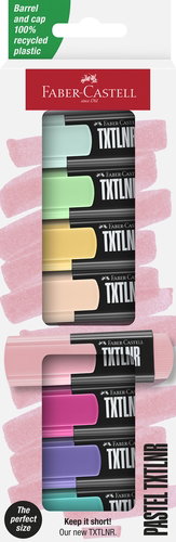 Marcador Fluor Faber-Castell Textliner 1542 Pastel Pack De 8 (Set de 5) Marcador Fluor Faber-Castell Textliner 1542 Pastel Pack De 8 (Set de 5)