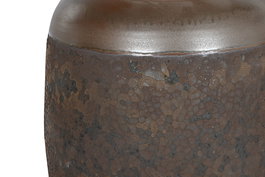 DKD Home Decor Oxidvase Ánfora Cerámica Marrón 38 x 38 x 60 cm