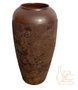 DKD Home Decor Ánfora de Cerámica Símil Óxido Marrón