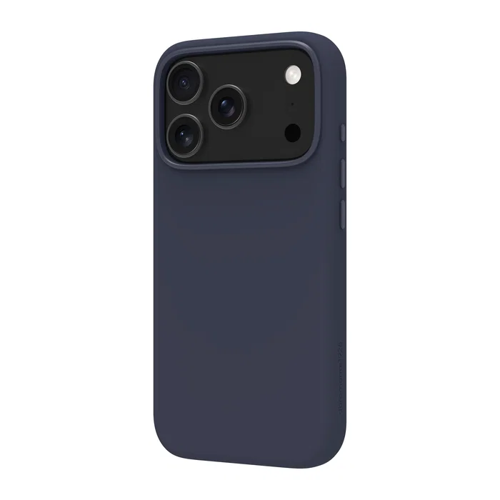 Dbramante1928 Roskilde Icon Funda trasera para iPhone con Magsafe, Plástico reciclado, Color azul profundo