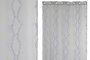 DKD Home Decor Cortina de Poliéster Gris Claro 140x260 cm