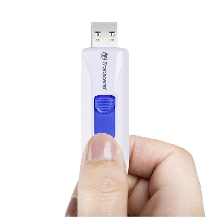 Transcend JetFlash 790 128GB USB 3.1 Gen 1 Blanco/Azul Transcend JetFlash 790 128GB USB 3.1 Gen 1 Blanco/Azul