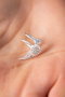 Heliophilia Silver FA182637 Pendiente de Cartílago Plata de Ley 925 Resistente al Deslustre Hipoalergénico