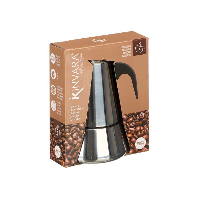 Kinvara Cafetera de Inducción Jarra 4 Tazas Acero Kinvara Cafetera de Inducción Jarra 4 Tazas Acero