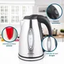 Grunkel HV-16GX Hervidor de Agua Eléctrico 2000W, 1.7L con Apagado Automático y Sistema de Seguridad, Acero Inoxidable, Blanco