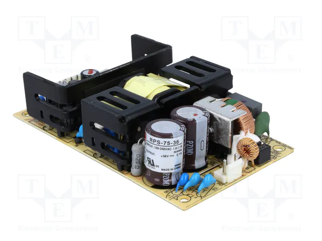 MEAN WELL RPS-75-36 Alimentador de impulso abierto 75,6W 36V DC