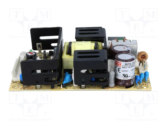 MEAN WELL RPS-75-36 Alimentador de impulso abierto 75,6W 36V DC