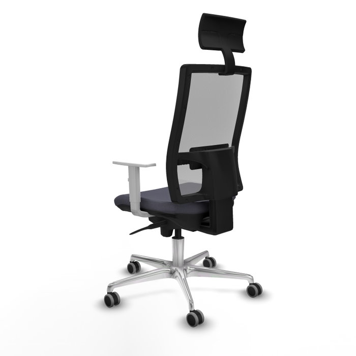 PIQUERAS Y CRESPO Silla de oficina Horna con mecanismo Sincro, Gris PIQUERAS Y CRESPO Silla de oficina Horna con mecanismo Sincro, Gris