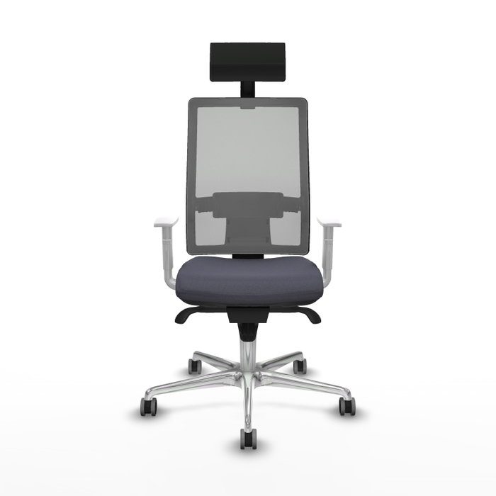 PIQUERAS Y CRESPO Silla de oficina Horna con mecanismo Sincro, Gris PIQUERAS Y CRESPO Silla de oficina Horna con mecanismo Sincro, Gris