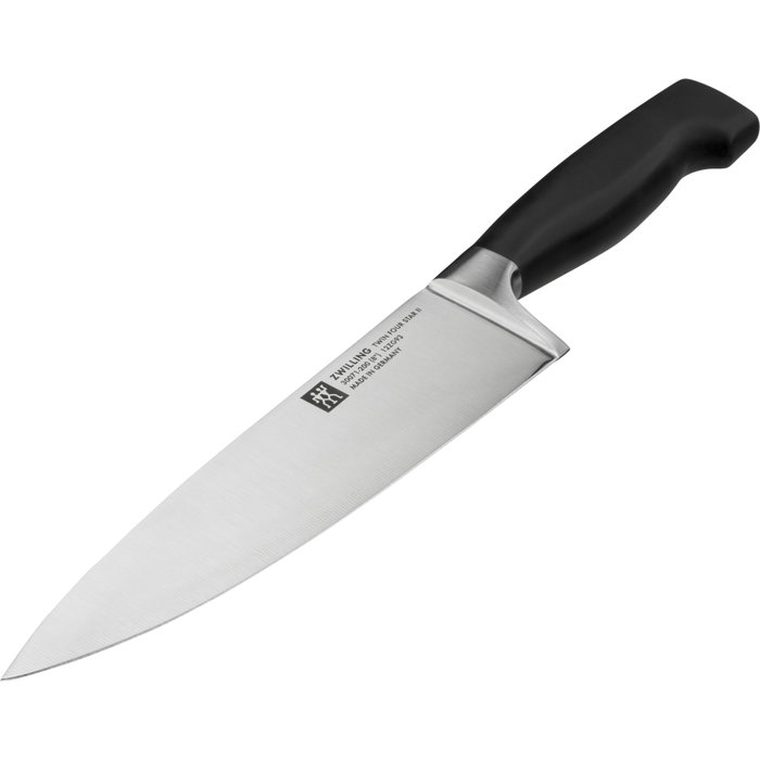 Zwilling Vier Sterne Bloque de Cuchillos 7 piezas negro, autoafilante de cerámica, KIS-Technologie de acero inoxidable con tratamiento FRIODUR de 7 piezas, negro con tijeras y tapa de acero inoxidable Zwilling Vier Sterne Bloque de Cuchillos 7 piezas negro, autoafilante de cerámica, KIS-Technologie de acero inoxidable con tratamiento FRIODUR de 7 piezas, negro con tijeras y tapa de acero inoxidable