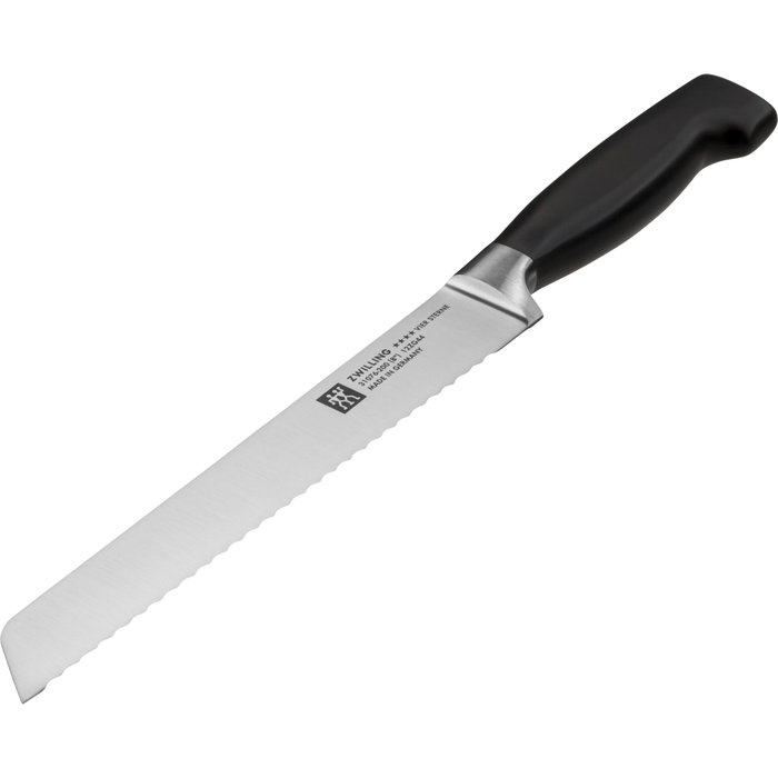 Zwilling Vier Sterne Bloque de Cuchillos 7 piezas negro, autoafilante de cerámica, KIS-Technologie de acero inoxidable con tratamiento FRIODUR de 7 piezas, negro con tijeras y tapa de acero inoxidable Zwilling Vier Sterne Bloque de Cuchillos 7 piezas negro, autoafilante de cerámica, KIS-Technologie de acero inoxidable con tratamiento FRIODUR de 7 piezas, negro con tijeras y tapa de acero inoxidable