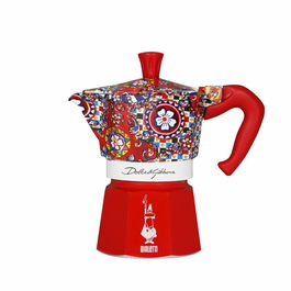 Cafetera Italiana Bialetti MOKA D&G Aluminio Baquelita 3 Tazas