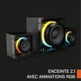 Nova Gaming Serpentis Altavoces para Juegos, LED RGB, Negro - NOV3700527313955